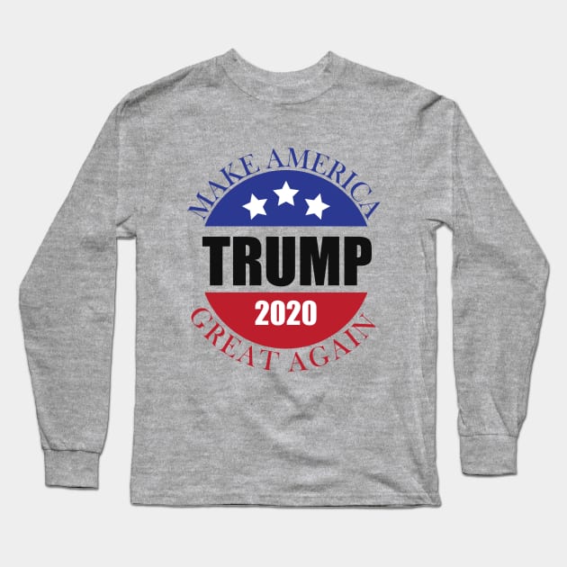 Trump 2020 Make America Great Again - ver 2 Long Sleeve T-Shirt by G! Zone